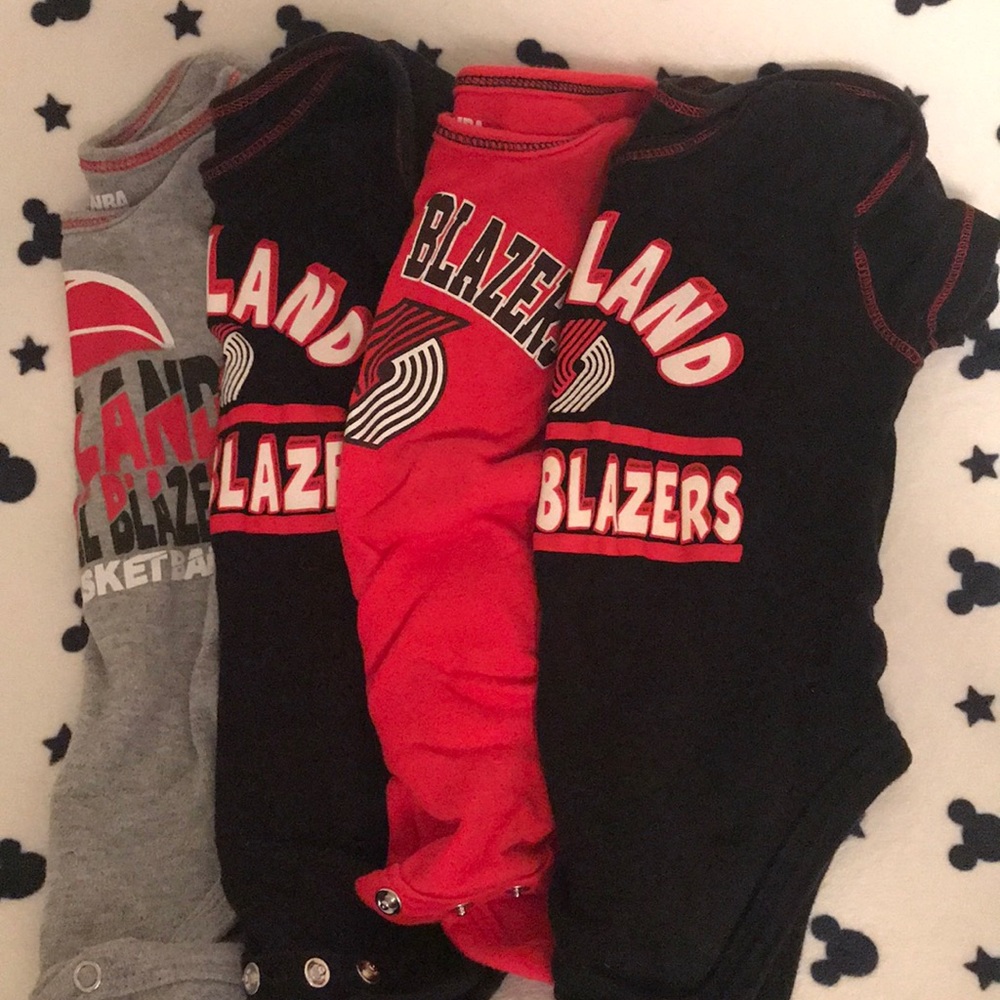 Trail Blazers onesie bundle